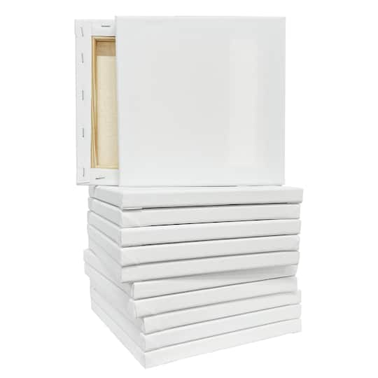 Michaels, 12 Pack 8" x 8" Super Value Canvas by Artist's Loft® – Category: Super Value Pack Canvas